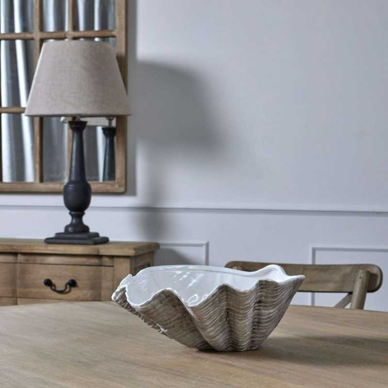 Large Ceramic Adele Shell Bowl-3