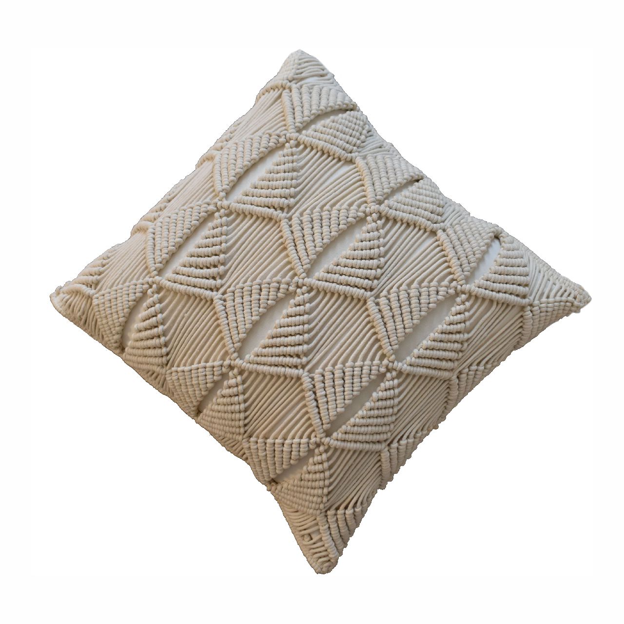 2x Esmi Cushions Natural White
