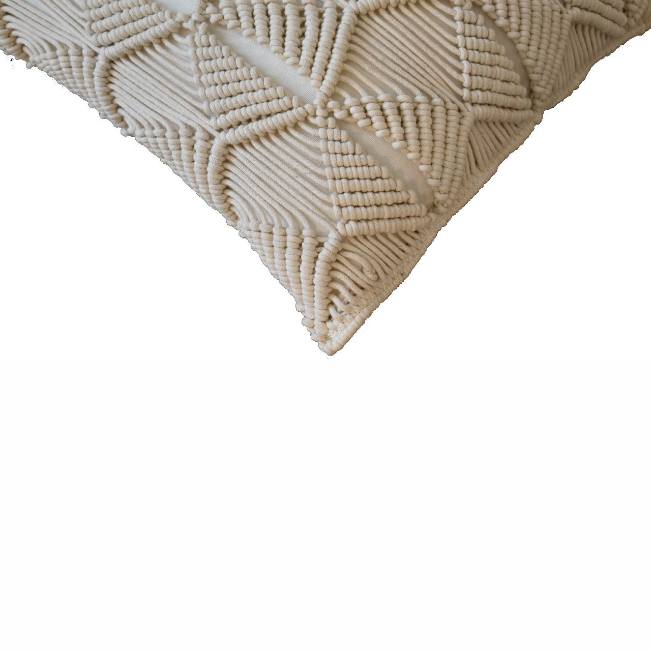 2x Esmi Cushions Natural White