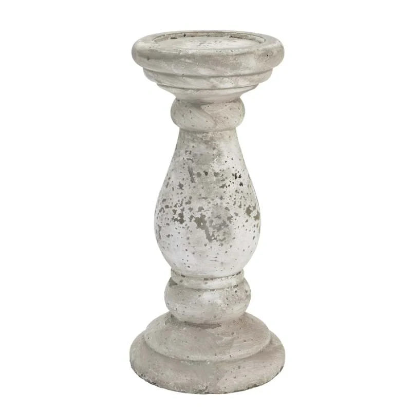 Large Stone Ceramic Candle Holder-1