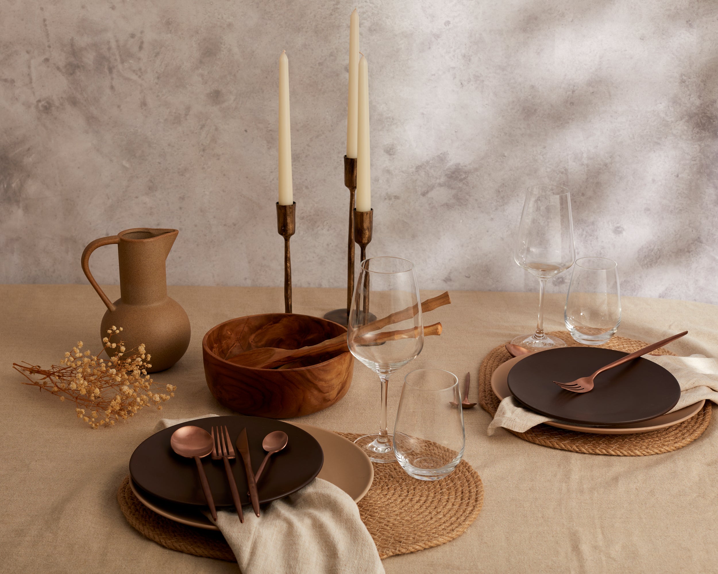 Finn Beige Linen Napkin Set of 4-2