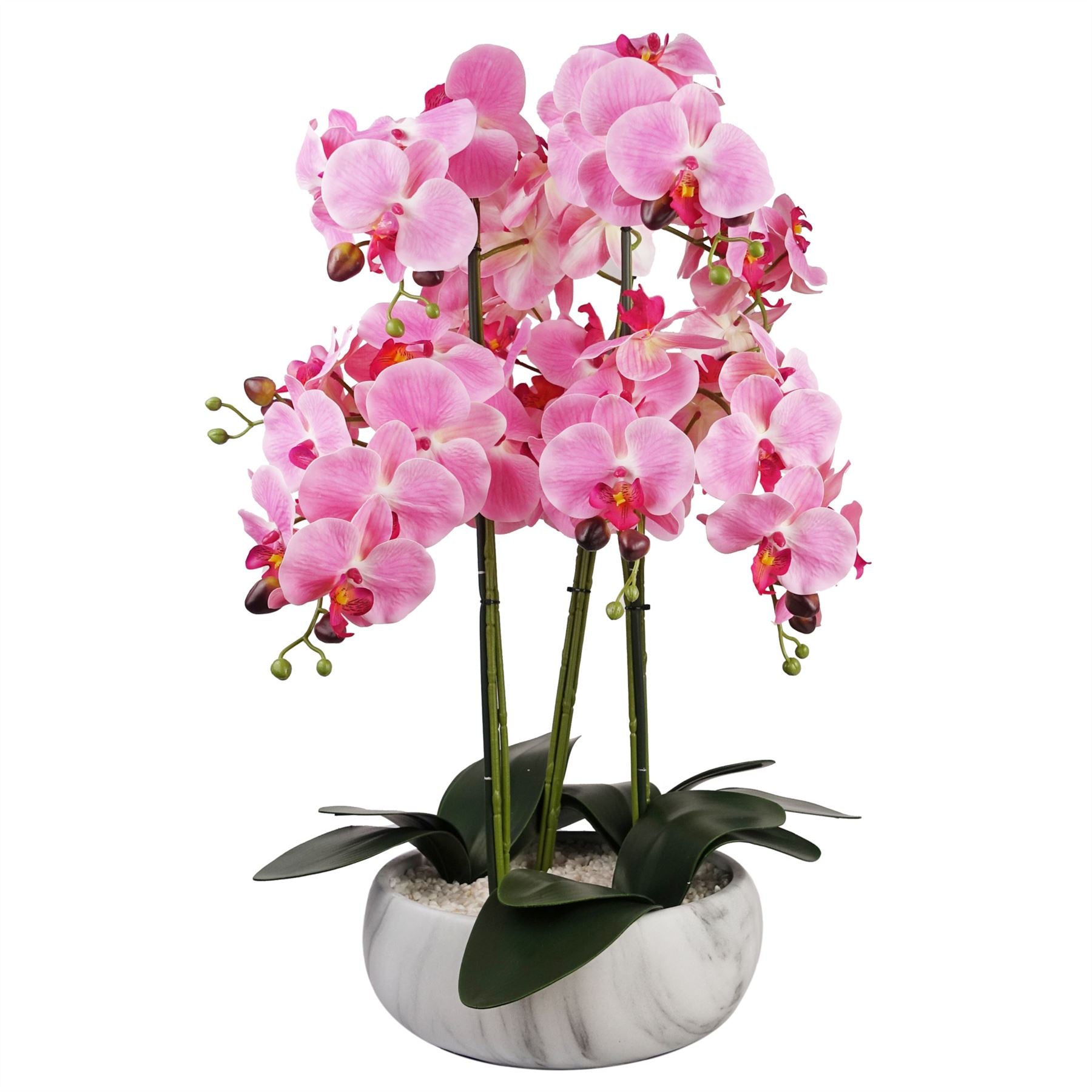 Orchid Pink - Marble Effect Ceramic Planter-0
