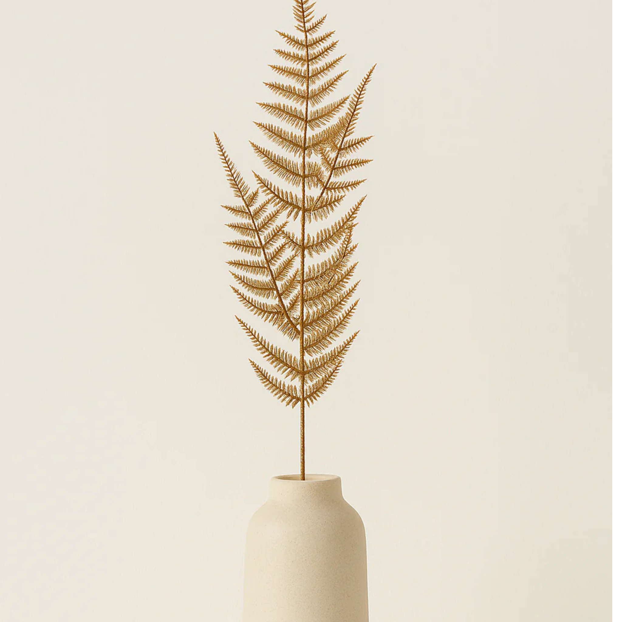 Golden Faux Fern Stem
