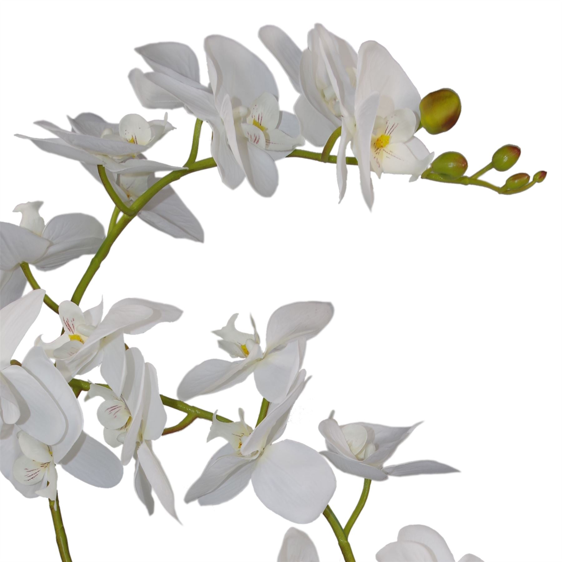 Artificial Orchid Flower 60cm White Orchid Arrangement-2
