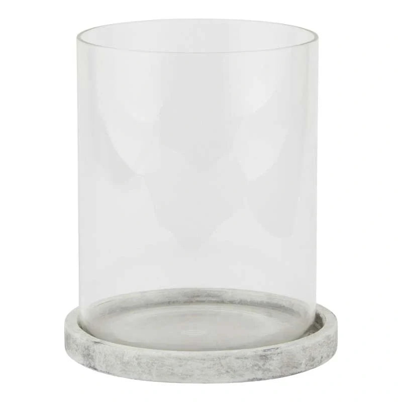 Athena Stone Hurricane Lantern Large-1