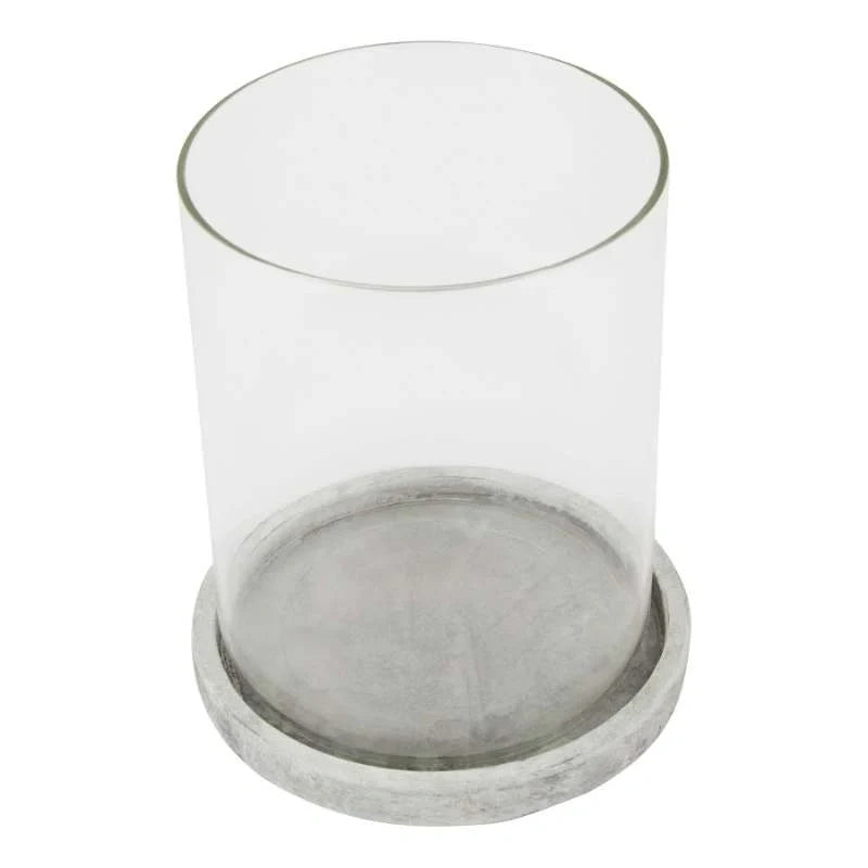 Athena Stone Hurricane Lantern Large-2