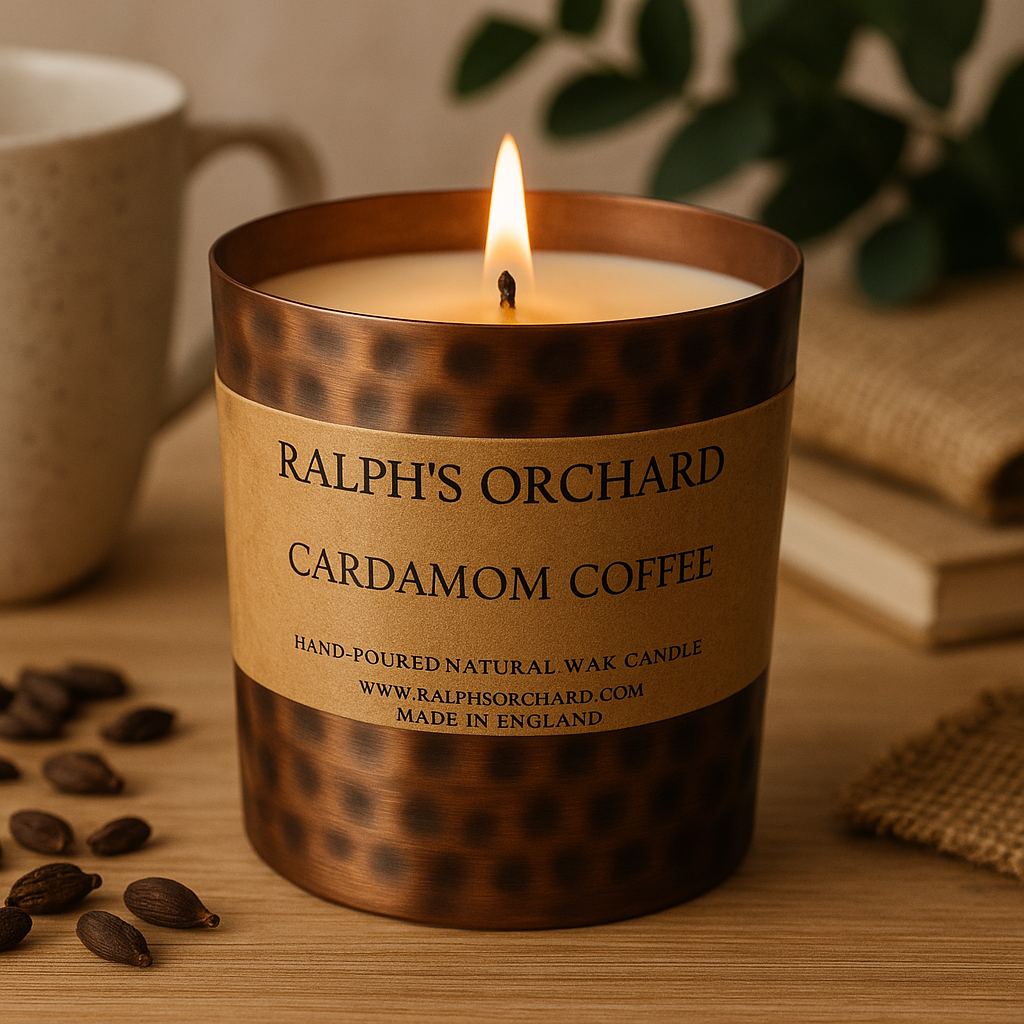 Antique Gold Tin Scented Candles