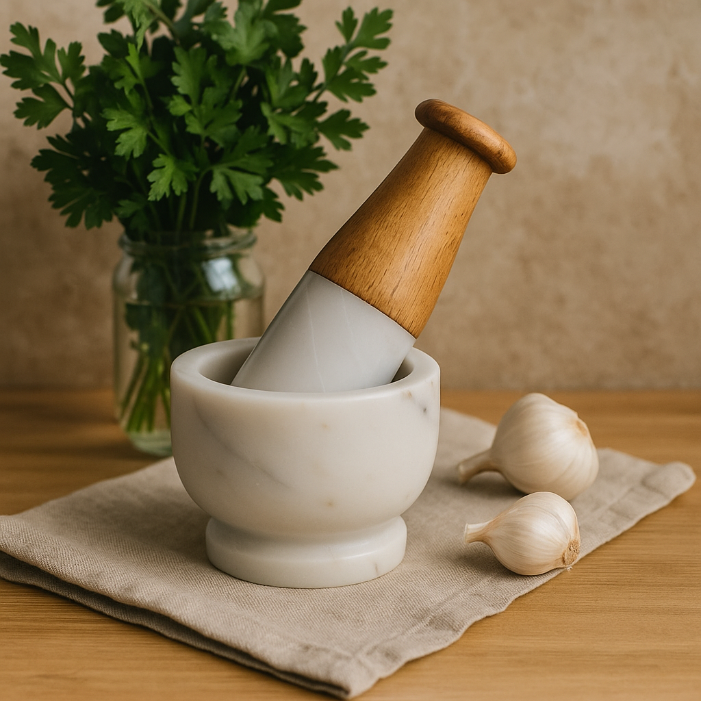 Small Marble Pestle and Mortar