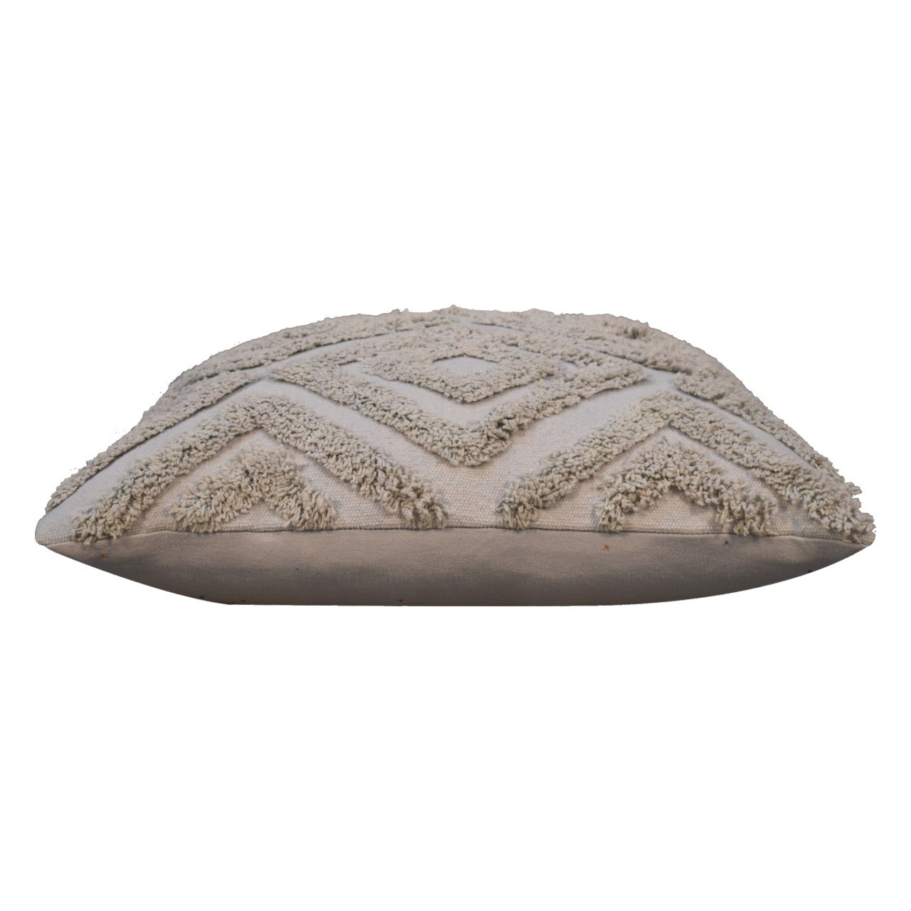 2 x Mini Diamond Tassle Cushions Grey