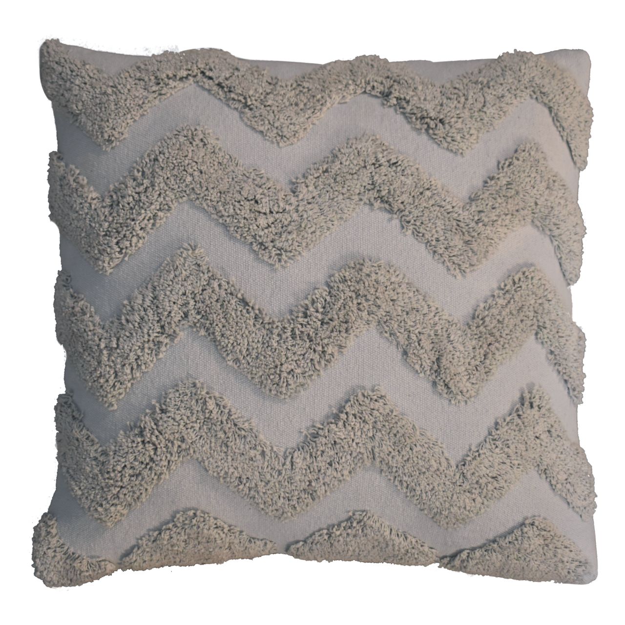 2x Zig-zag Cushion Grey