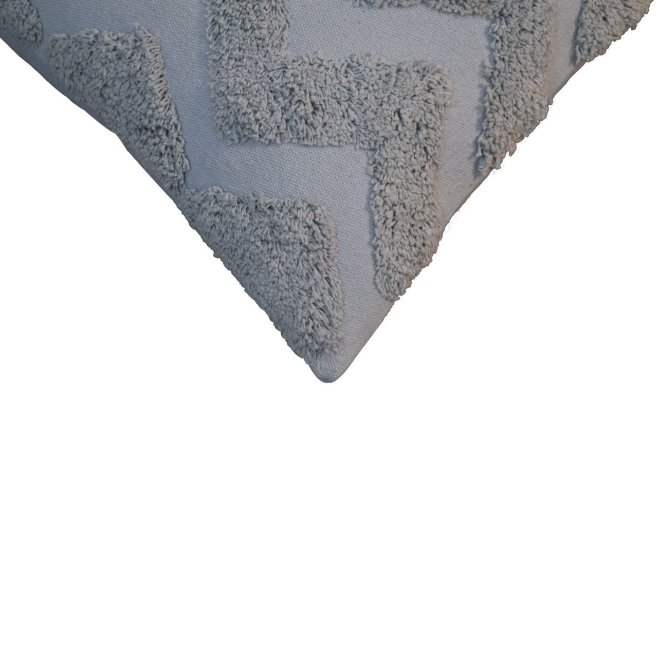 2x Zig-zag Cushion Grey