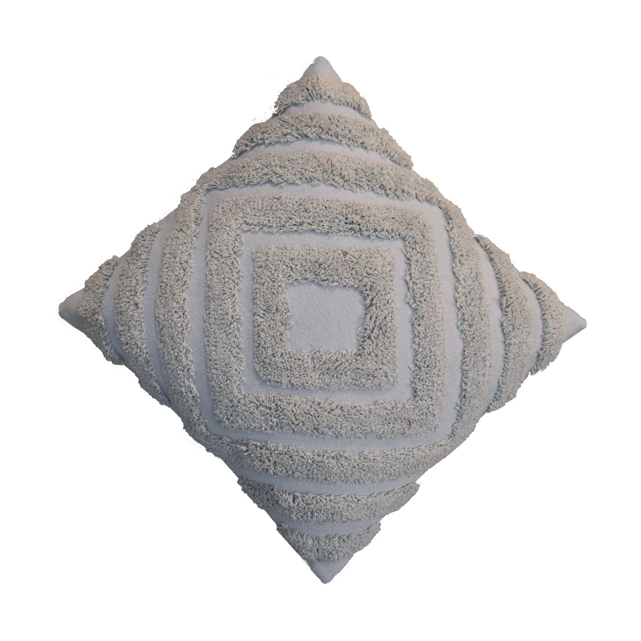 2x Diamond Cushion Grey