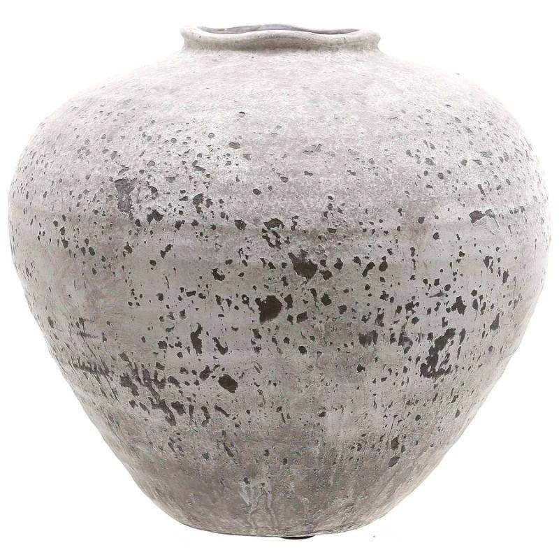 Minimal ceramic vase with soft, natural tones