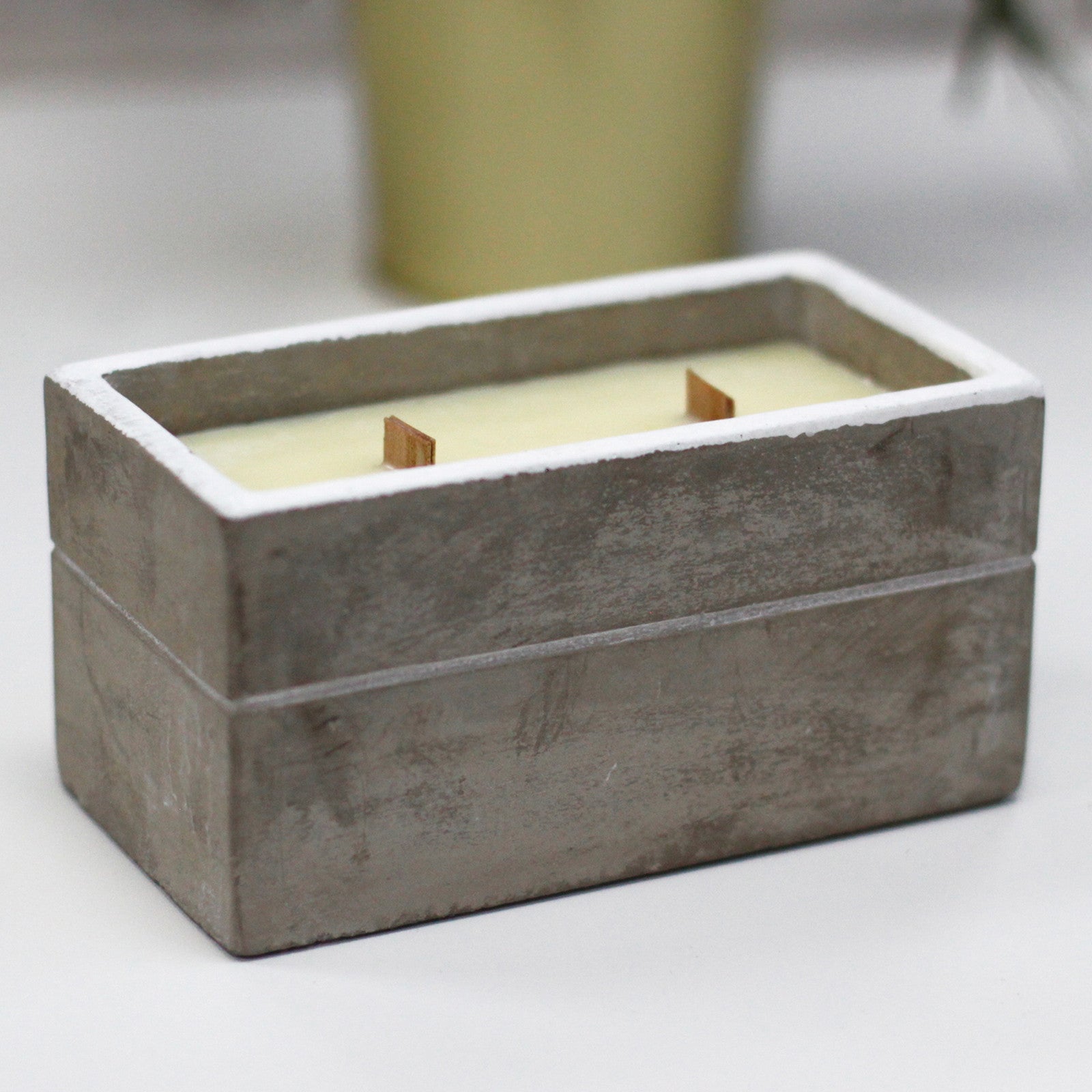 Spiced South Sea Lime Concrete Candle – Large Box